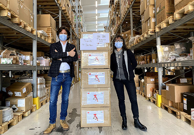 興業卓（zhuó）輝抗疫國際公益行（一）援（yuán）助意大（dà）利