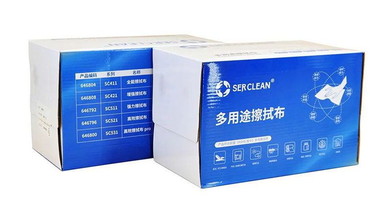 施克林多用途擦拭布係列之增強擦拭布