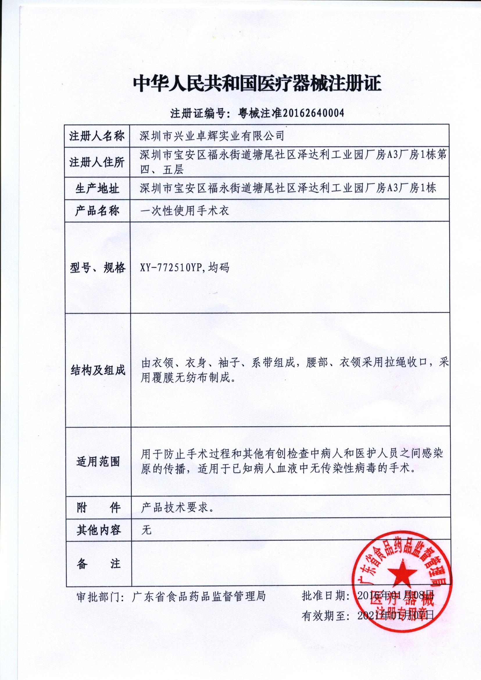 一次性手術衣醫療器械注（zhù）冊（cè）證.jpg