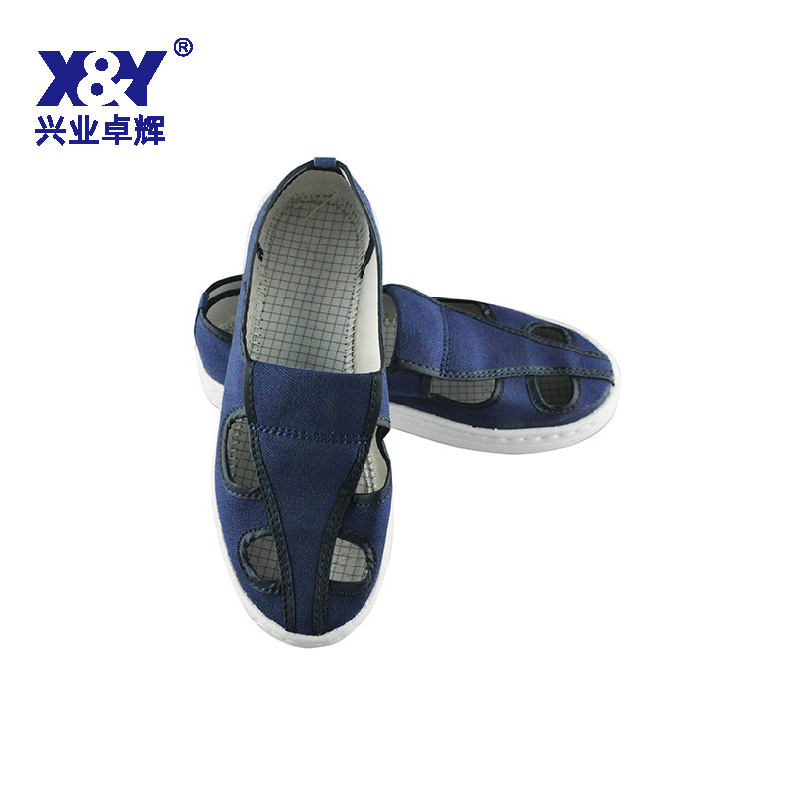 SPU底藍色帆布四眼鞋(X13)