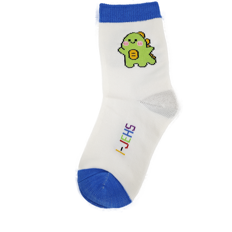 3-6歲兒童防靜電（diàn）抗菌保健襪（恐（kǒng）龍）